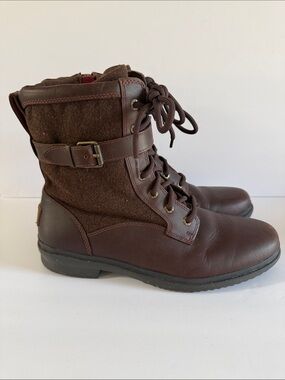 UGG Kesey Leather Winter Waterproof Ankle Boots